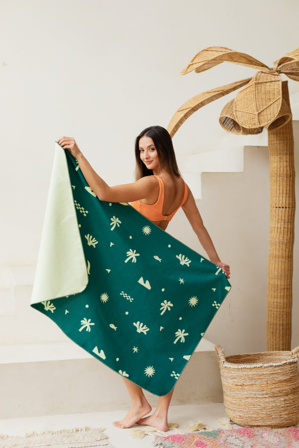 Toalla playera de microfibra Arrecife